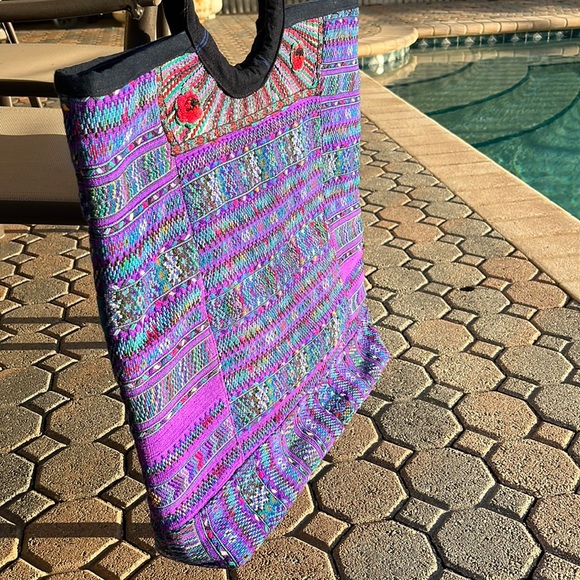 TypicalG Beach Tote bag - hand made and one of a kind. - Picture 11 of 11